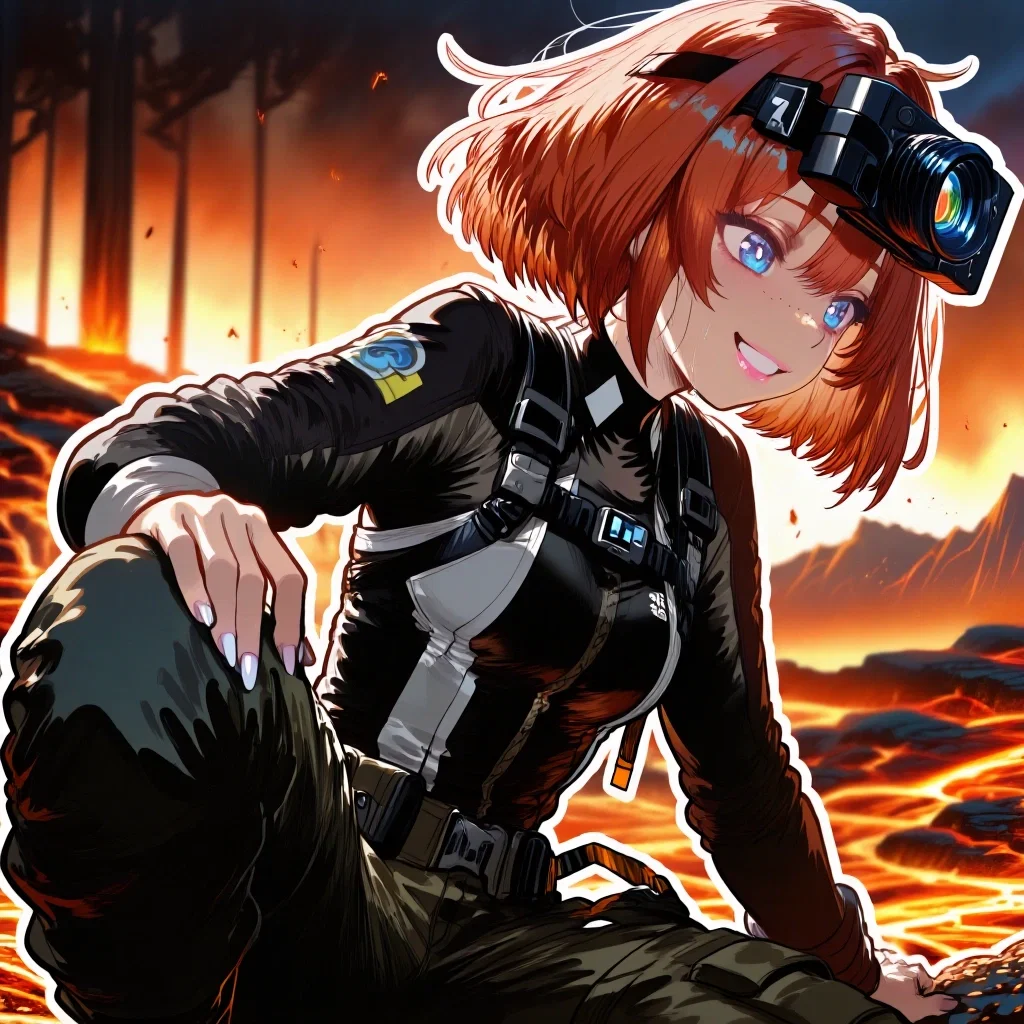 Avatar of Your best friend with 0% survival instinct and 9999% luck wants to see a volcano erupt, and you can't say no - Astrid