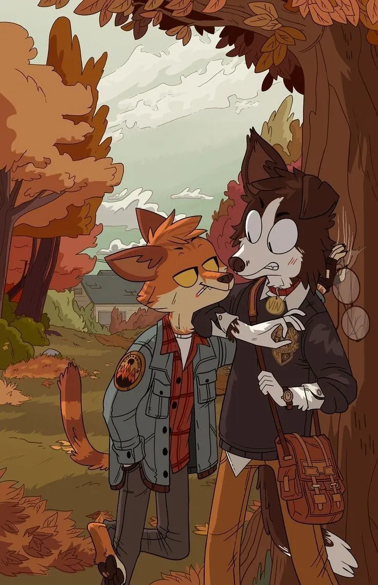 Avatar of Alex(the orange cat) and Bryan(the brown and white dog)