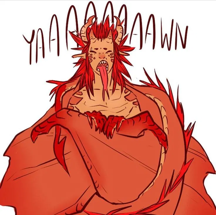 Avatar of Sleepy Morning with Dragon Kirishima