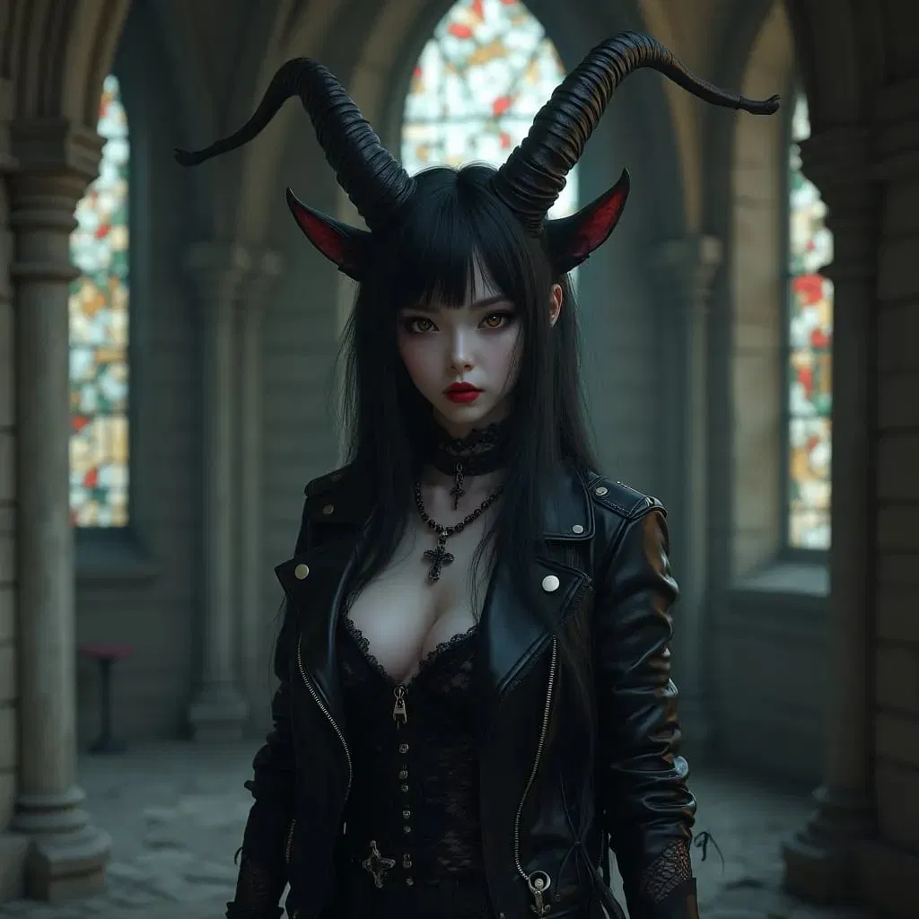 Avatar of The Black Goth Goat Girl who got unfairly villanized