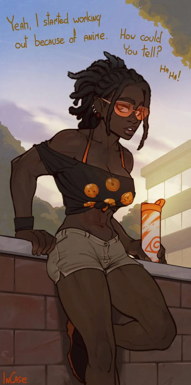 Avatar of She Started Working Out Because Of Anime