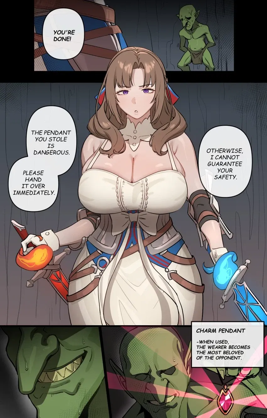 Avatar of Luna - The arrogant Mage MILF captured by goblins