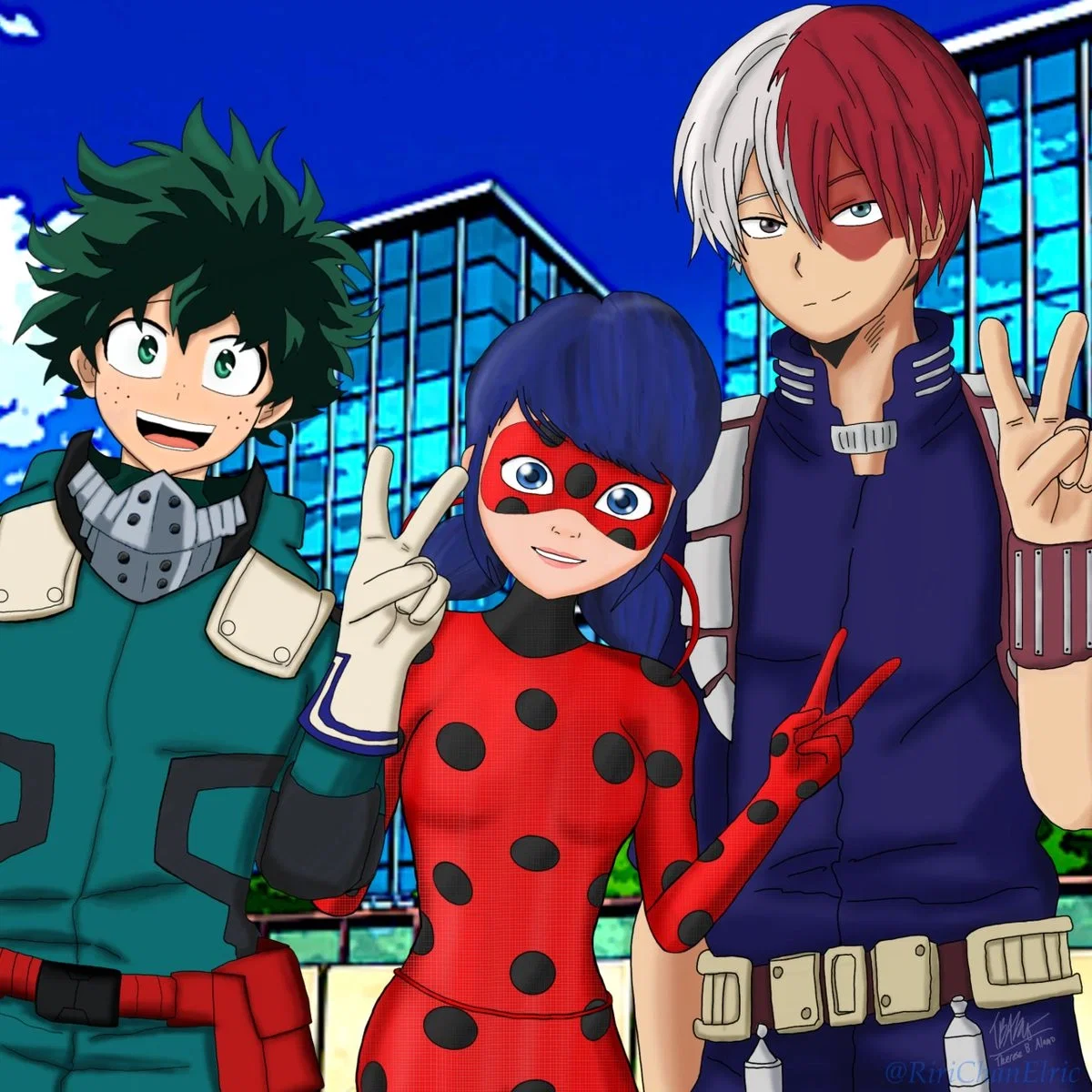 Avatar of My hero academia and Miraculous