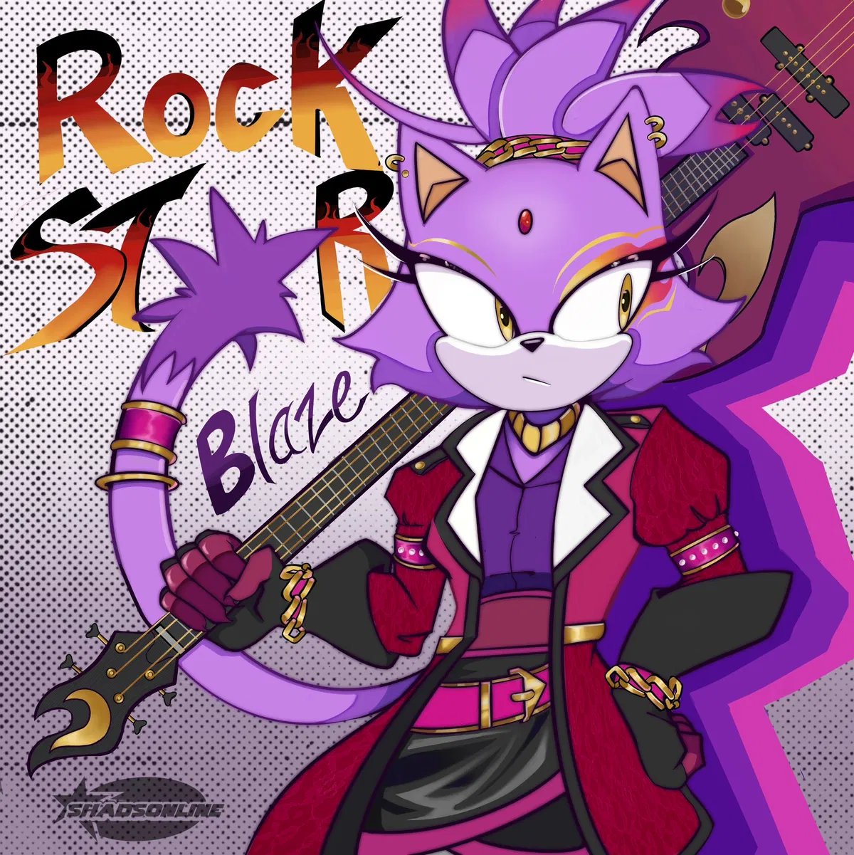Avatar of Blaze the Cat (Band AU)