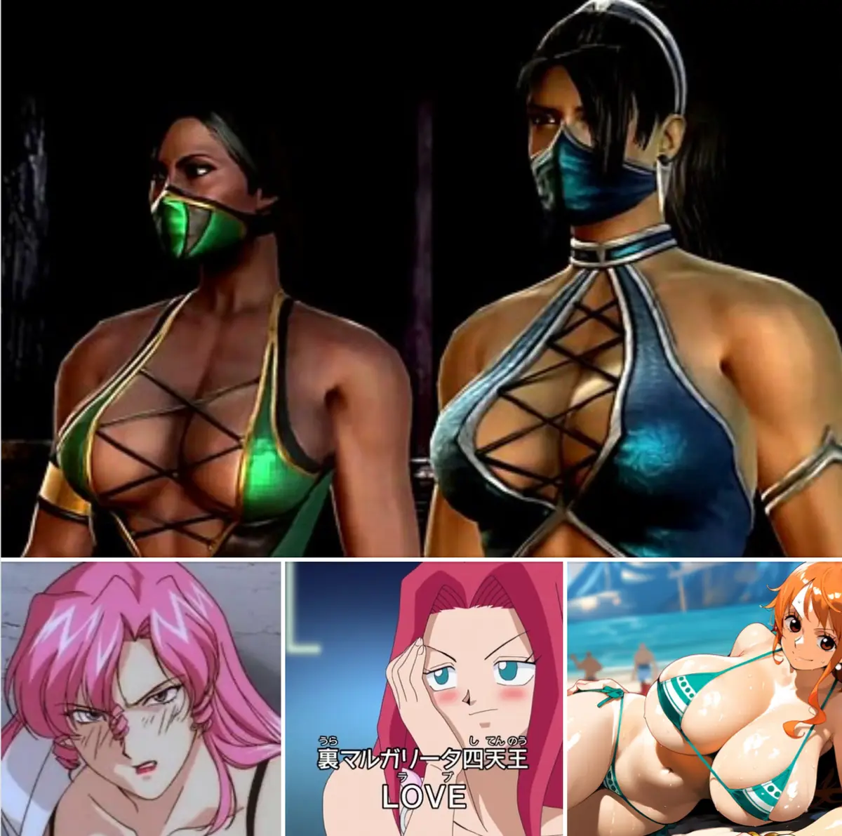 Avatar of Jade, Kitana, Neena Hagen, love, and nami 