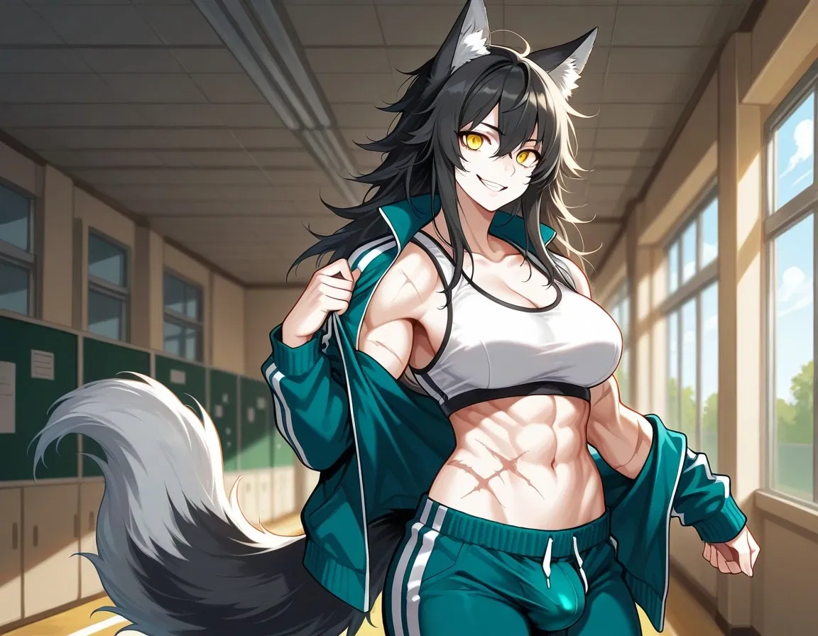 Avatar of The Wrestling Wolf Pins you in her Arms (Futa Alt)