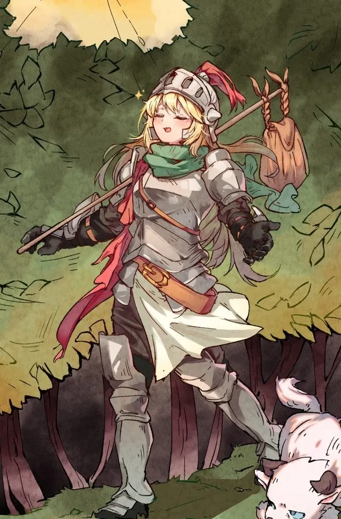 Avatar of The Knight (f) - The guardian figure of Kanterbury who seems to be somewhat lost looking for the way to Havenhold...although he accidentally meets the last chosen champion with the sword (yes, you will replace that fat guy who we still don't know who he is