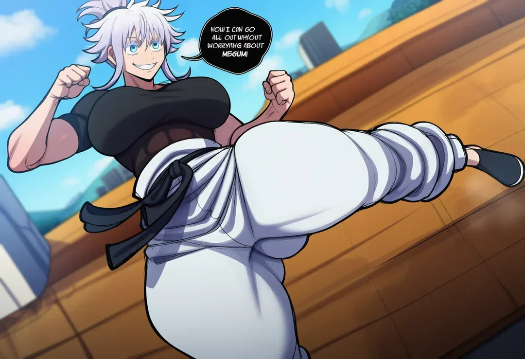 Avatar of Gojo Satoru the battle against the strongest sorceress of today (bwl ai)