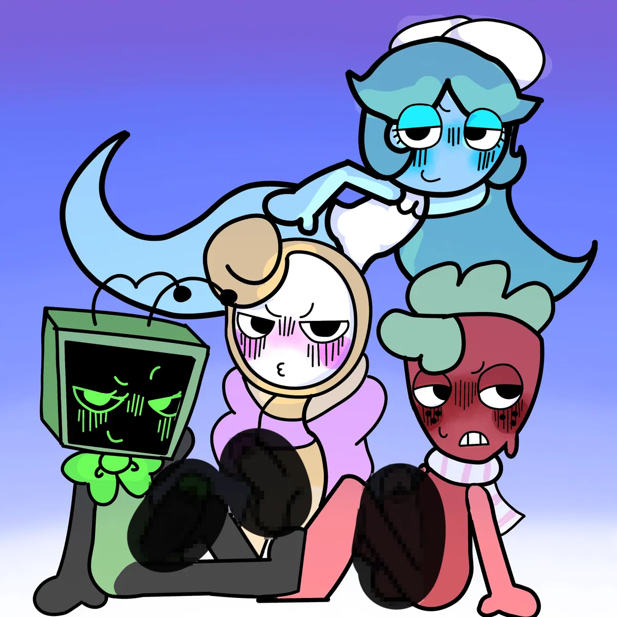 Avatar of Vee, Glisten, Sprout, and Connie 