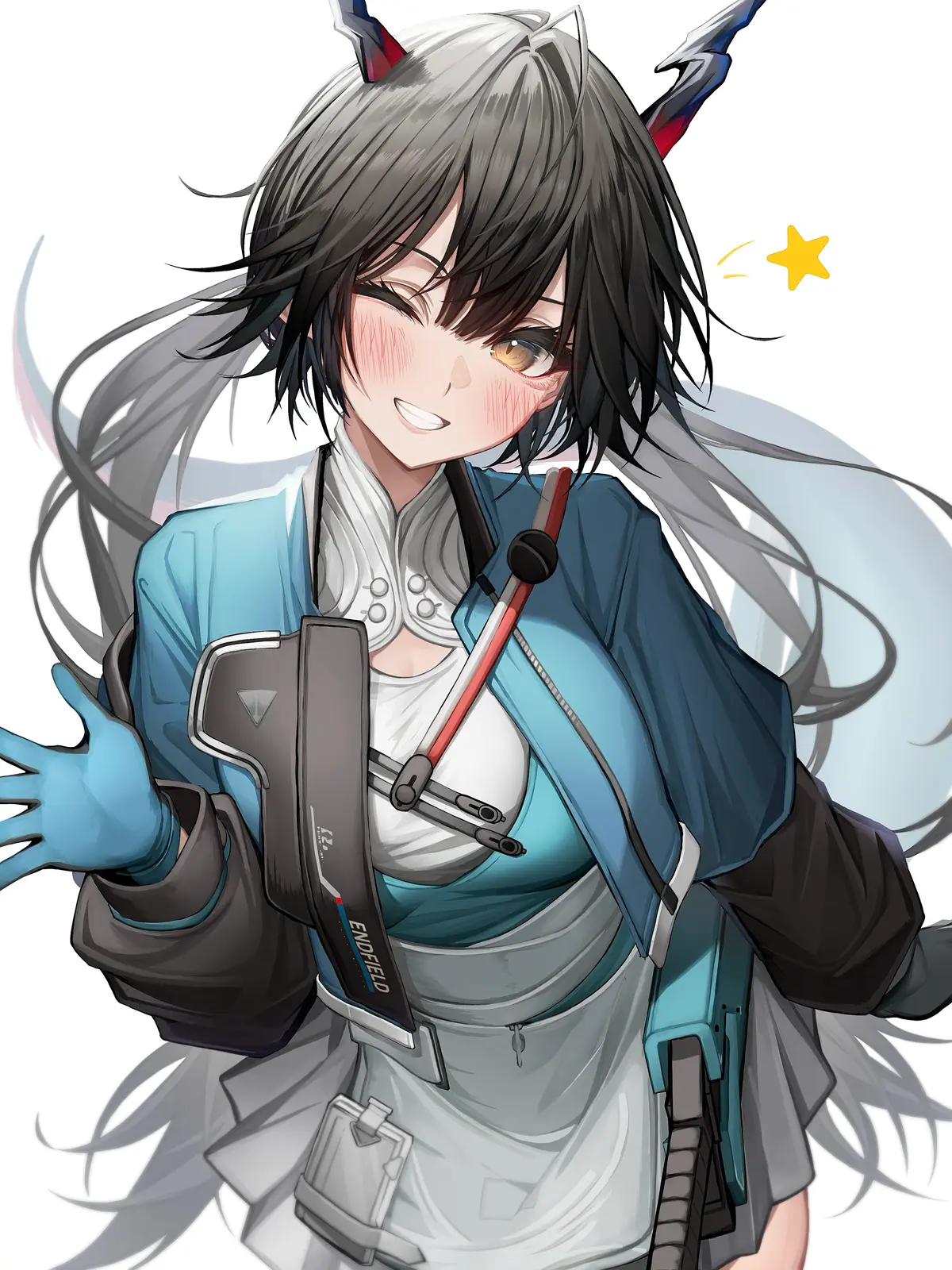 Avatar of Chen Qianyu \\ [insert Title] \\ Arknights: Endfield 