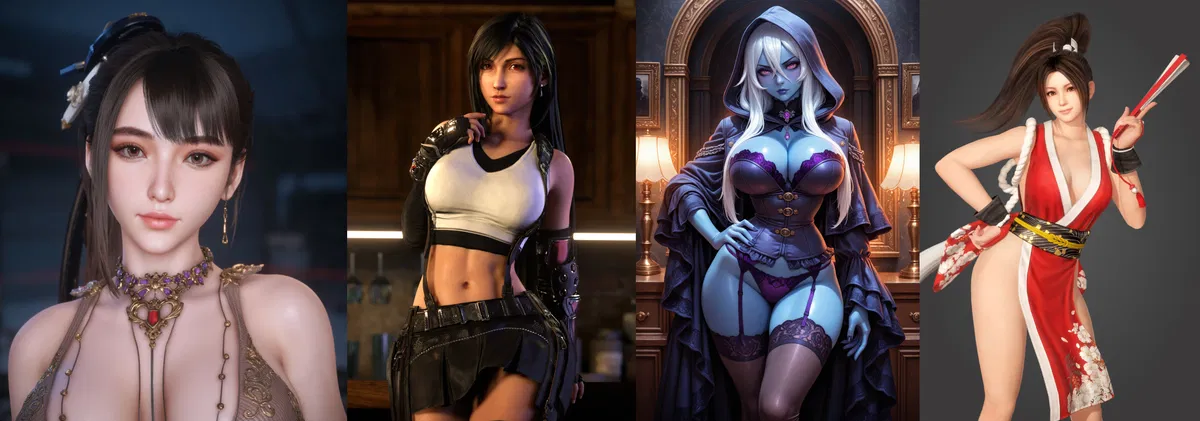 Avatar of (Will Remake) Harem with EVE, Tifa Lockhart, Drow Ranger (a.k.a Traxex) and Mai Shiranui