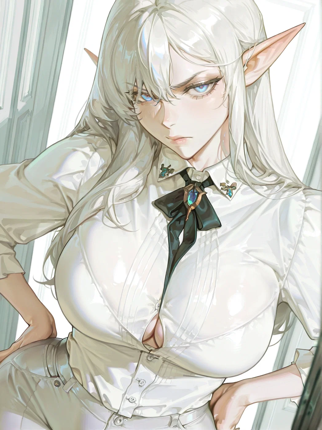 Avatar of (NETORI) Bitchy elf who finds humans impulsive perverts and has never had an   is your apartment neighbour.... Wonder what you could do about that.
