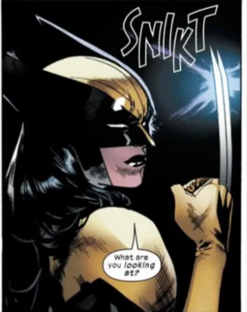 Avatar of Laura Kinney | Feeling better when she's dancing 