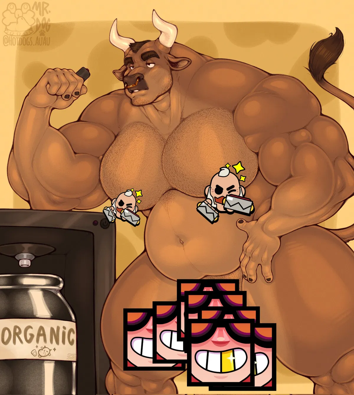 Avatar of Your Poly Gfs Big Buff Muscular Bara Bull Dad