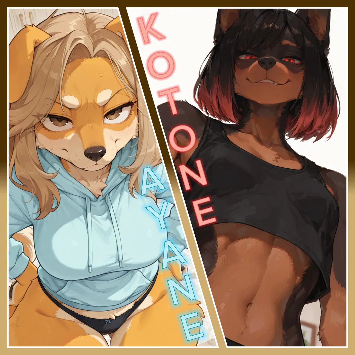 Avatar of Your Dog Roomies | Ayane & Kotone