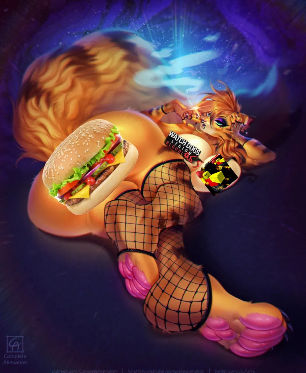 Avatar of Garfield, your glam-rock cat
