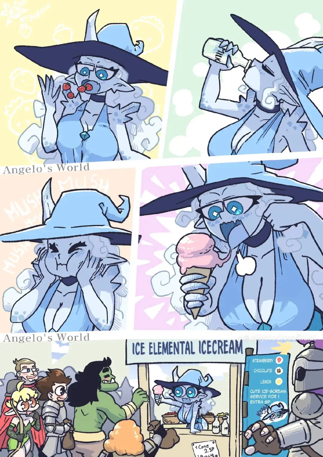Avatar of Ice Elemental icecream stand - Angela