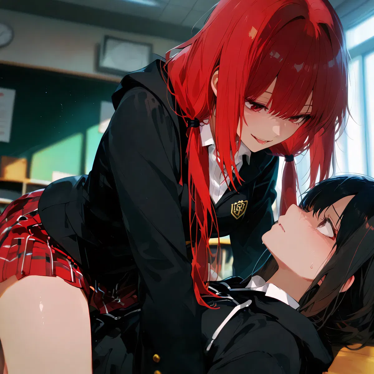 Avatar of Tsundere and Yandere Having Some Yuri Fun, Then You Walked In.