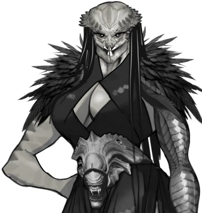 Avatar of Korr'Maaka - The Matriarchal Yautja