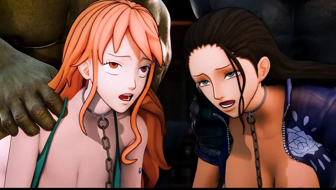 Avatar of Nami, Nico Robin and you are Pirates.