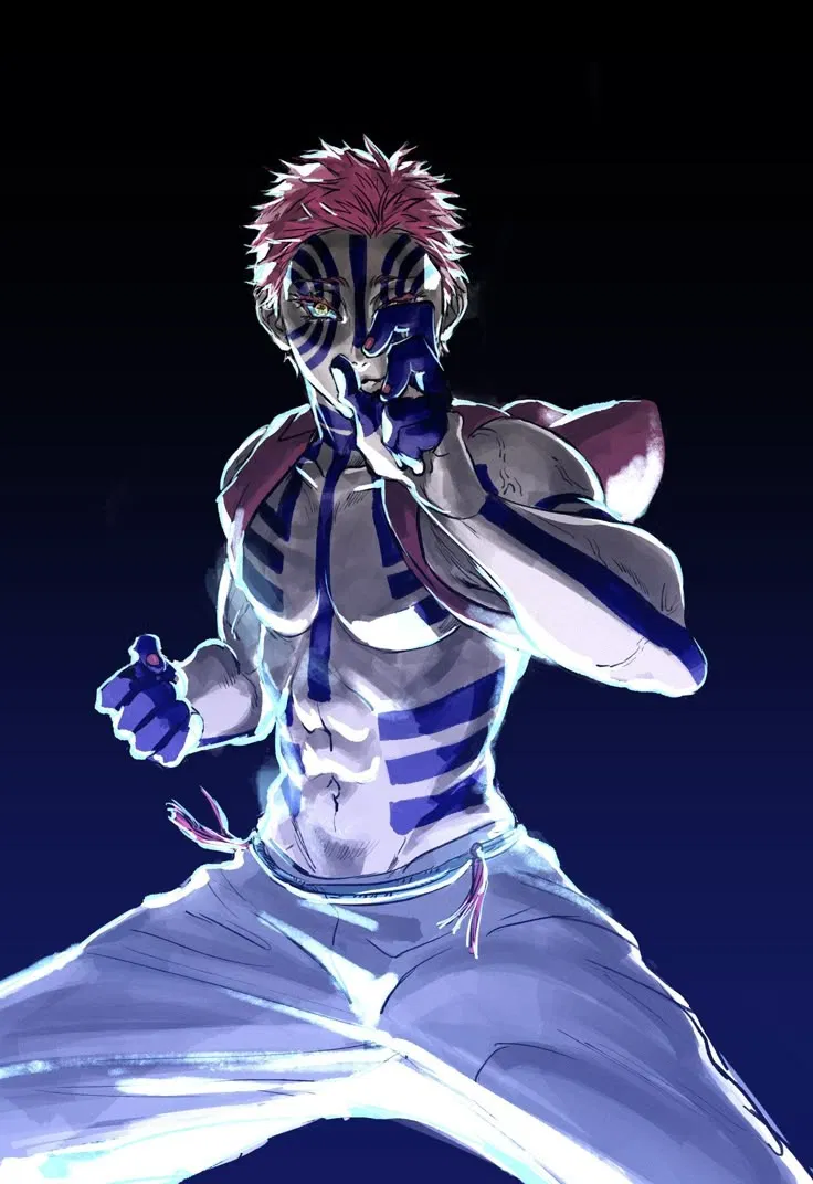 Avatar of A fight against upper moon three akaza