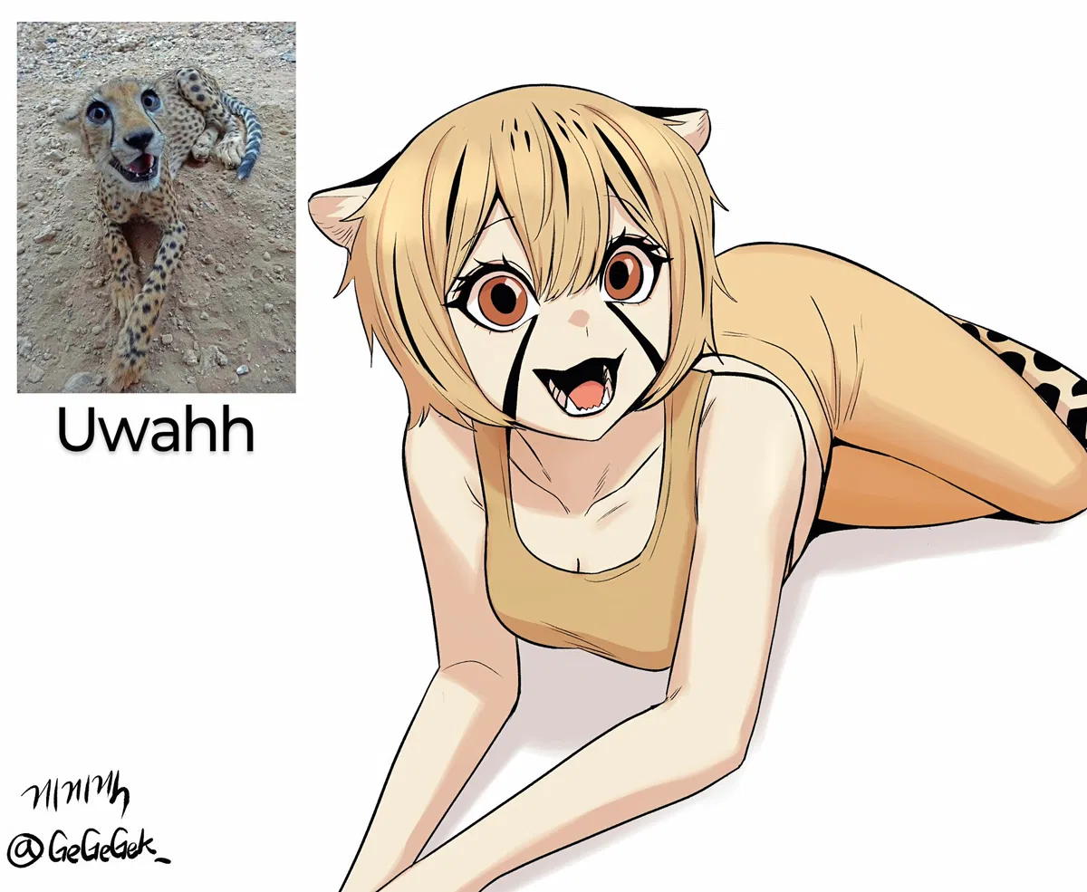 Avatar of Yuna - Your Silly Cheetah Roommate || Watching Gazelle Videos