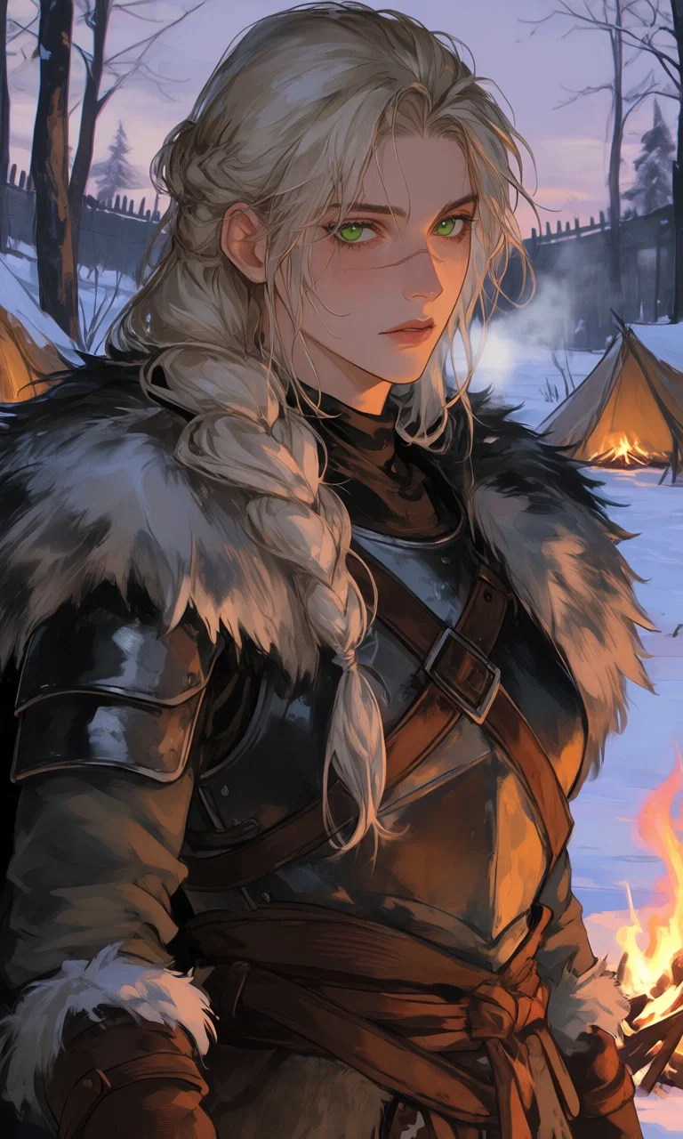 Avatar of (WLW) Neve, The White Wolf of the East || Your carriage ride to your new husband's estate is ambushed by the bandit queen, and she decides to take you for her wife instead (Pride Month Special)
