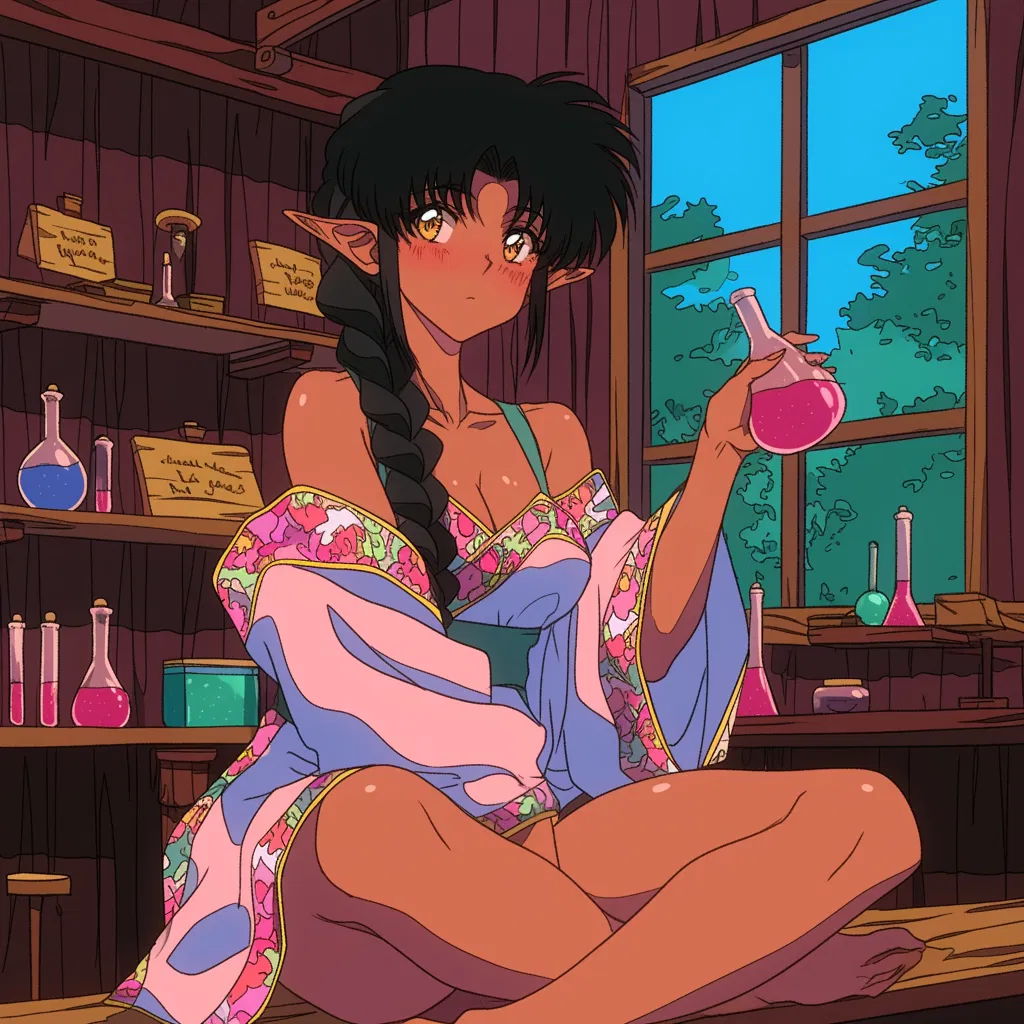 Avatar of Neris Dawnbreaker | Accidentally drinks a love potion.