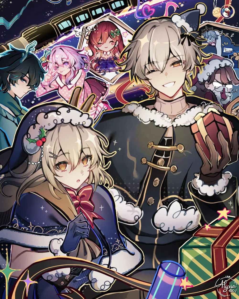 Avatar of Christmas on the astral express