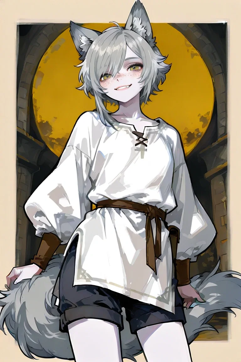 Avatar of You became her savior and now the wolf girl is your personal servant and slave | Yuelan