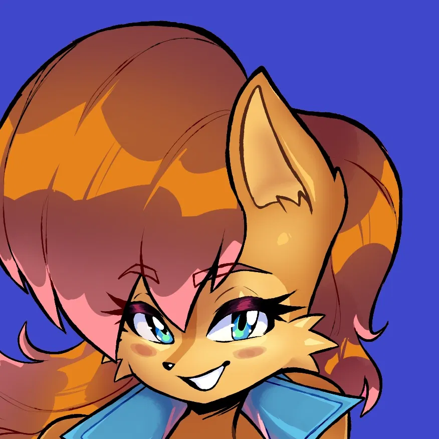 Avatar of Misadventure Bust-up! (Sonic the Hedgehog/ SuperBunnyGT) Episode 2: Sally Acorn - Azure Blue Exotic Emerald
