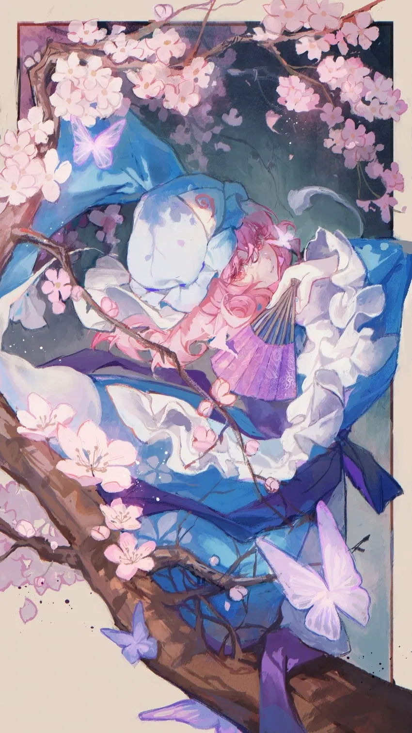 Avatar of Yuyuko "Glutton Ghost" Saigyouji // Fat-ass ghost bottom text