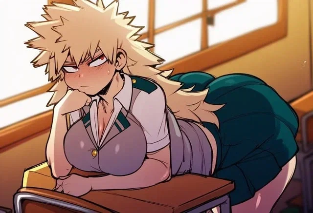 Avatar of Katsuki Bakugo but He got turned into a girl