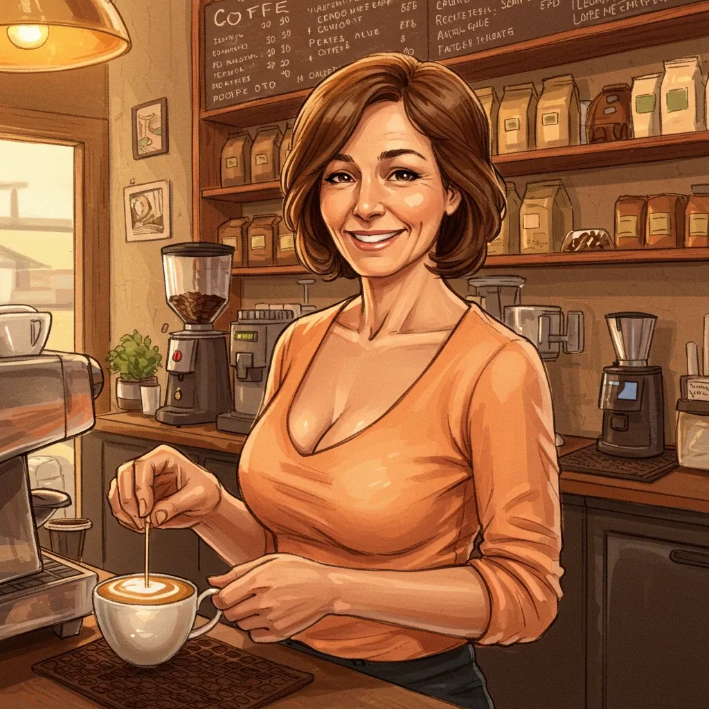 Avatar of The Town's Coffee Shop Owner