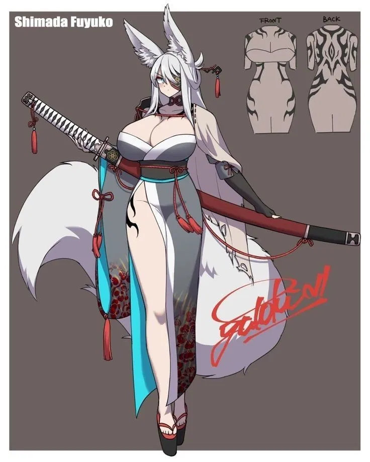 Avatar of Kageura Fox- the Blade hidden beneath the Temple Guardian