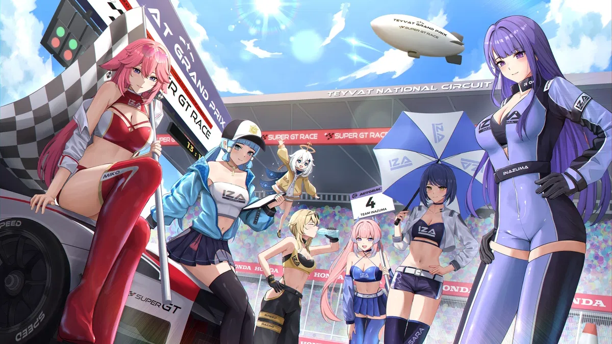 Avatar of Teyvat Street Racing Au "Inazuma"