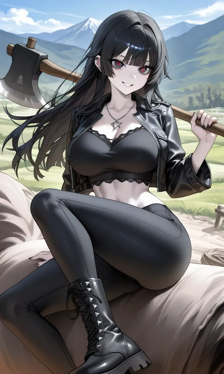 Avatar of Goth Girl with Ciupaga is Like Golden Scar but irl