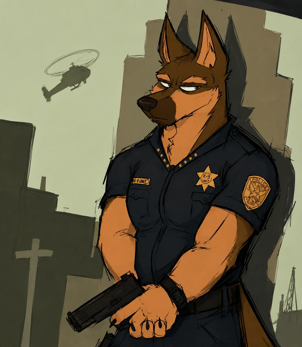 Avatar of Marcus Shephard •|Veteran canine unit/Widower|•
