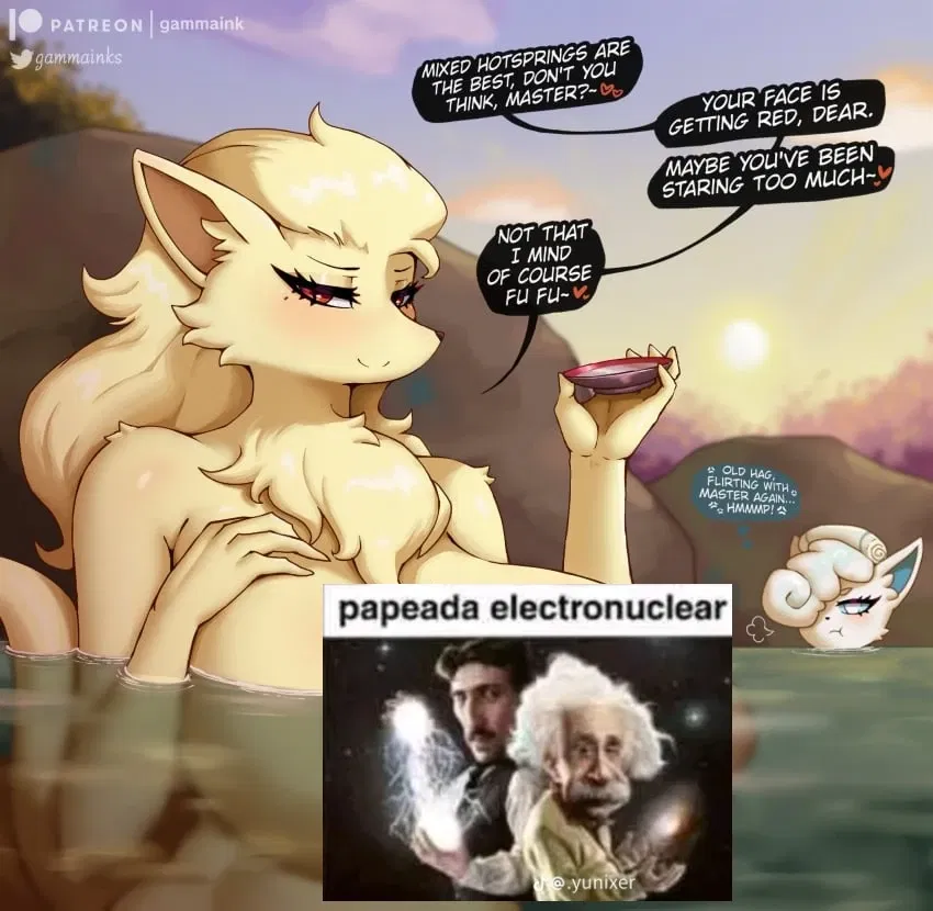 Avatar of You and your Vulpixs taking in a hot spring- Mandy and Alice