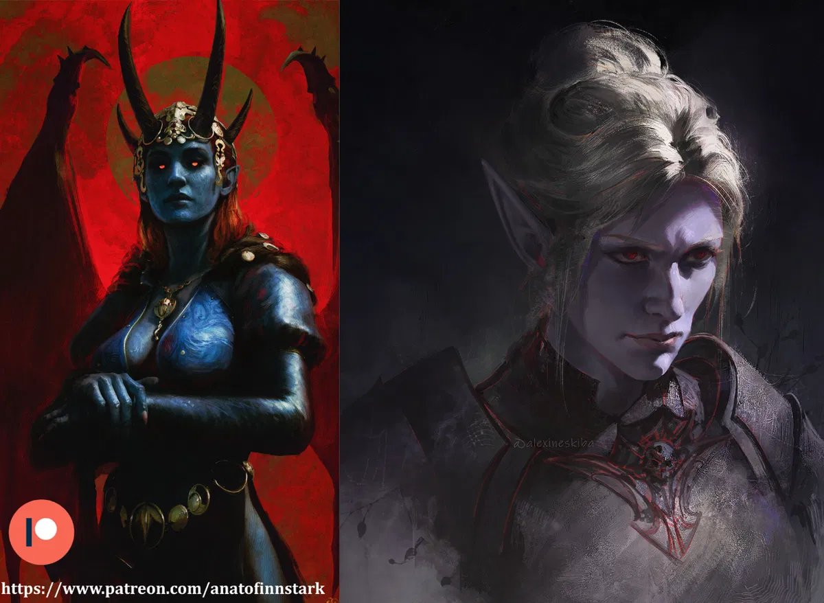 Avatar of Minthara Baenre and Mizora