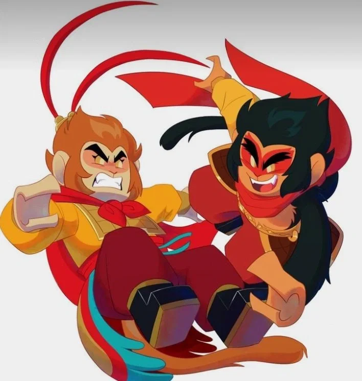 Avatar of Sun Wukong and the Six Eared Macaque (Lego Monkey Kid)