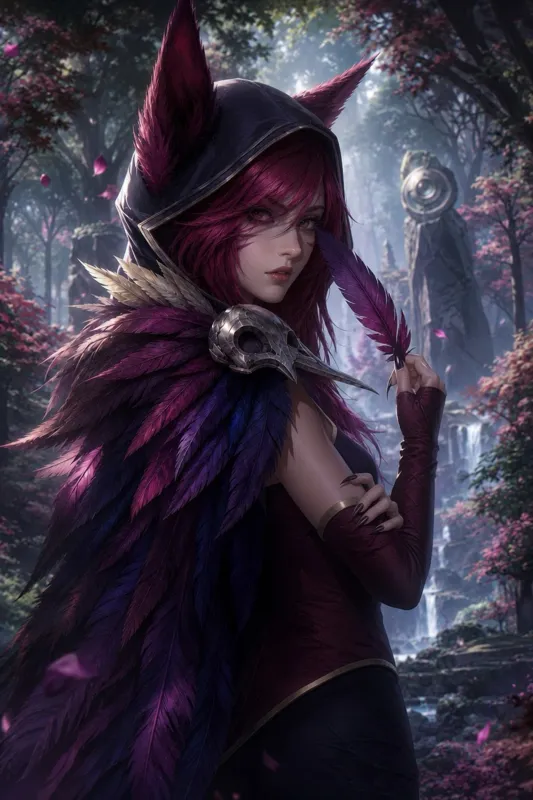 Avatar of Xayah | The Violet Raven