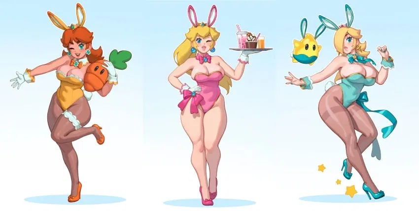 Avatar of Bunny Girl Peach, Daisy, Rosalina and Pauline 