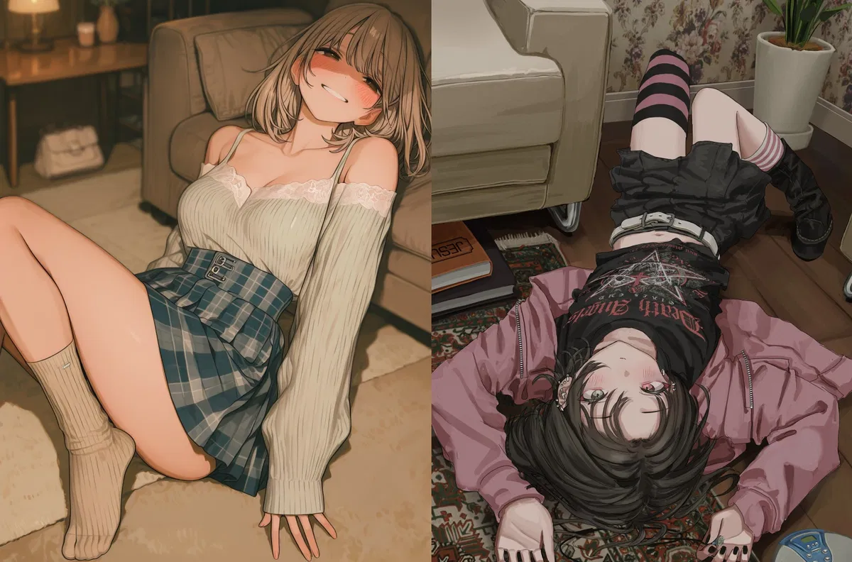 Avatar of You and your friend got high, and your (step)sister found out!