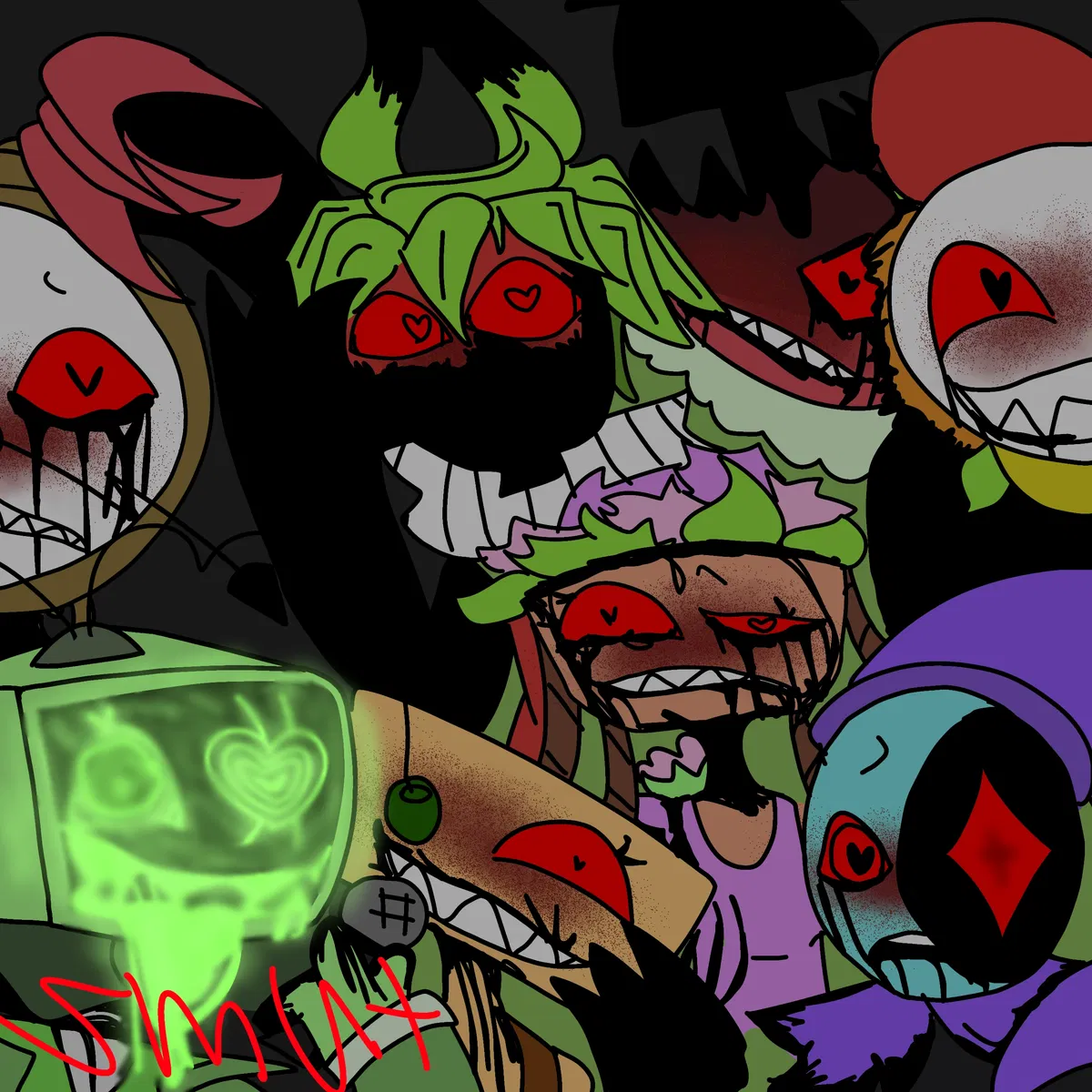Avatar of Yandere mains and lethals! But twisted! (SMUT!)| your DEEPFRIED.