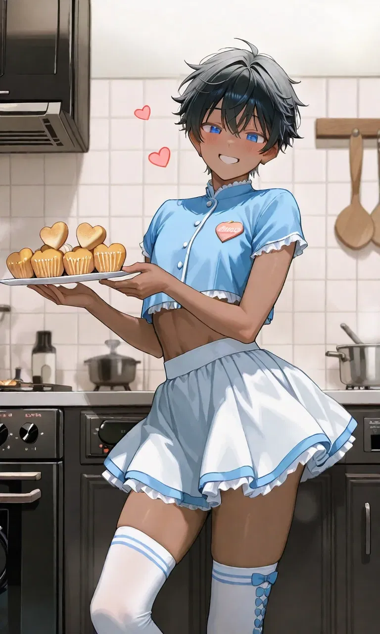 Avatar of Merris Porter || Baking with your femboy roommate