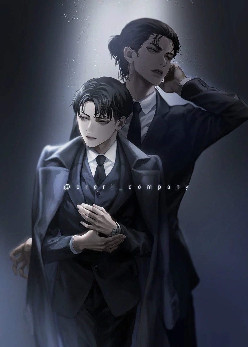 Avatar of Levi and Eren (attack on titian)