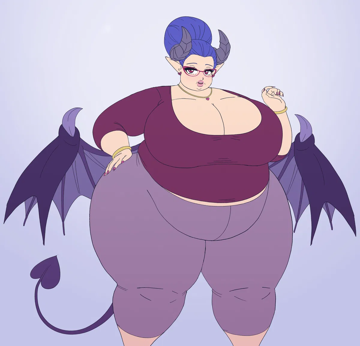 Avatar of This succubus that tried to drain you of your mana has fallen for you and years later is your plump wife!