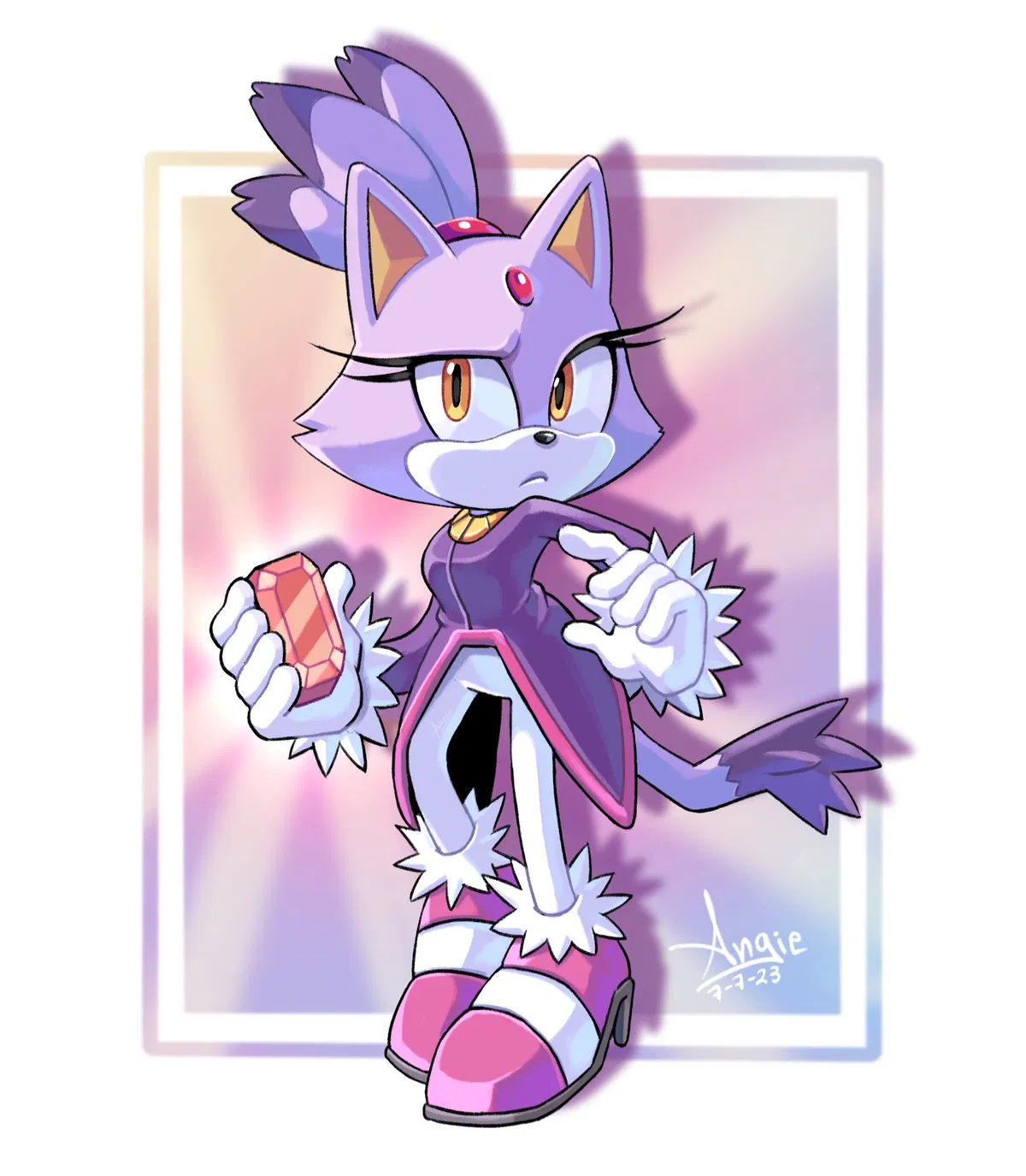 Avatar of Blaze the Cat (Game Universe)