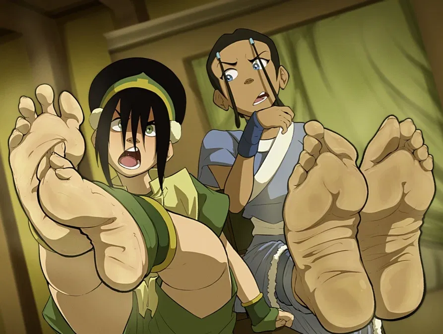 Avatar of Katara and Toph (kiryu_sketchbook)